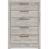 image:imageSignature Design by Ashley Ryderton 6 Drawer Bedroom Dresser Gray153D x 317W x 54H 5 Drawers
