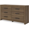 image:imageSignature Design by Ashley Ryderton 6 Drawer Dresser Warm Auburn