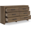 image:imageSignature Design by Ashley Ryderton 6 Drawer Dresser Warm Auburn