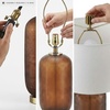 image:imageSignature Design by Ashley Sandorman Horse Table Lamp BronzeAmber