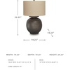 image:imageSignature Design by Ashley Sandorman Horse Table Lamp BronzeAntique Brown