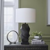 image:imageSignature Design by Ashley Sandorman Horse Table Lamp BronzeBlack  White