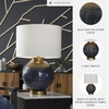 image:imageSignature Design by Ashley Sandorman Horse Table Lamp BronzeBlueGold Finish