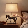 image:imageSignature Design by Ashley Sandorman Horse Table Lamp BronzeBronze Finish