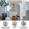 image:imageSignature Design by Ashley Sandorman Horse Table Lamp BronzeBrownWhiteGold