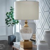 image:imageSignature Design by Ashley Sandorman Horse Table Lamp BronzeBrownWhiteGold