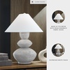 image:imageSignature Design by Ashley Sandorman Horse Table Lamp BronzeDistressed WhiteGray