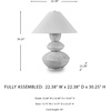 image:imageSignature Design by Ashley Sandorman Horse Table Lamp BronzeDistressed WhiteGray
