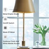 image:imageSignature Design by Ashley Sandorman Horse Table Lamp BronzeGold FinishWhite