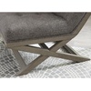 image:imageSignature Design by Ashley Scissor Base Slipper Accent Chair BrownGrayish Brown