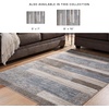 image:imageSignature Design by Ashley Sethburn Striped Area Rug 5x7 CreamGray411 x 611 Rectangular