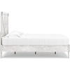 image:imageSignature Design by Ashley Shawburn Queen Farmhouse Platform BedWhiteDark Charcoal Gray