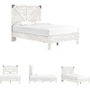 image:imageSignature Design by Ashley Shawburn Queen Farmhouse Platform BedWhiteDark Charcoal Gray