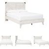 image:imageSignature Design by Ashley Shawburn Queen Farmhouse Platform BedWhiteDark Charcoal Gray