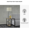 image:imageSignature Design by Ashley Shianne Floor Lamp with Table and Shelves