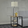 image:imageSignature Design by Ashley Shianne Floor Lamp with Table and Shelves