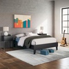 image:imageSignature Design by Ashley Socalle Casual Full Platform Bed Minimalist No Headboard Foundation or Box Spring Not Needed SpaceSaving Foundation BlackBlack