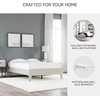 image:imageSignature Design by Ashley Socalle Casual Full Platform Bed Minimalist No Headboard Foundation or Box Spring Not Needed SpaceSaving Foundation BlackLight Beige
