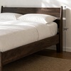 image:imageSignature Design by Ashley Socalle Casual Full Platform Bed Minimalist No Headboard Foundation or Box Spring Not Needed SpaceSaving Foundation BlackMocha Brown
