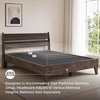 image:imageSignature Design by Ashley Socalle Casual Full Platform Bed Minimalist No Headboard Foundation or Box Spring Not Needed SpaceSaving Foundation BlackMocha Brown