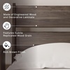 image:imageSignature Design by Ashley Socalle Casual Full Platform Bed Minimalist No Headboard Foundation or Box Spring Not Needed SpaceSaving Foundation BlackMocha Brown