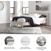image:imageSignature Design by Ashley Socalle Casual Full Platform Bed Minimalist No Headboard Foundation or Box Spring Not Needed SpaceSaving Foundation BlackNatural