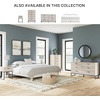 image:imageSignature Design by Ashley Socalle Casual King Platform Bed Foundation or Box Spring Not Needed Whitewash