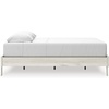 image:imageSignature Design by Ashley Socalle Casual King Platform Bed Foundation or Box Spring Not Needed Whitewash