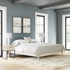 image:imageSignature Design by Ashley Socalle Casual King Platform Bed Foundation or Box Spring Not Needed Whitewash