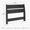 image:imageSignature Design by Ashley Socalle Modern Open Slat Queen Headboard Natural BeigeBlack