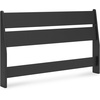 image:imageSignature Design by Ashley Socalle Modern Open Slat Queen Headboard Natural BeigeBlack