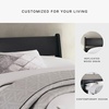 image:imageSignature Design by Ashley Socalle Modern Open Slat Queen Headboard Natural BeigeBlack