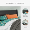 image:imageSignature Design by Ashley Socalle Modern Open Slat Queen Headboard Natural BeigeBlack