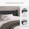 image:imageSignature Design by Ashley Socalle Modern Open Slat Queen Headboard Natural BeigeBlack