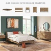 image:imageSignature Design by Ashley Socalle Modern Open Slat Queen Headboard Natural BeigeHoney Brown