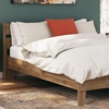 image:imageSignature Design by Ashley Socalle Modern Open Slat Queen Headboard Natural BeigeHoney Brown
