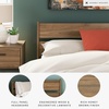 image:imageSignature Design by Ashley Socalle Modern Open Slat Queen Headboard Natural BeigeHoney Brown