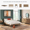 image:imageSignature Design by Ashley Socalle Modern Open Slat Queen Headboard Natural BeigeHoney Brown