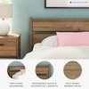 image:imageSignature Design by Ashley Socalle Modern Open Slat Queen Headboard Natural BeigeHoney Brown