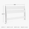 image:imageSignature Design by Ashley Socalle Modern Open Slat Queen Headboard Natural BeigeWhite