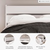 image:imageSignature Design by Ashley Socalle Modern Open Slat Queen Headboard Natural BeigeWhite