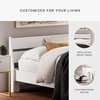 image:imageSignature Design by Ashley Socalle Modern Open Slat Queen Headboard Natural BeigeWhite