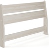 image:imageSignature Design by Ashley Socalle Modern Open Slat Queen Headboard Natural BeigeWhitewash