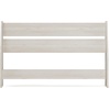image:imageSignature Design by Ashley Socalle Modern Open Slat Queen Headboard Natural BeigeWhitewash