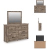 image:imageSignature Design by Ashley Stanziford 7Drawer Dresser and Mirror Brown