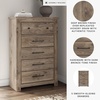 image:imageSignature Design by Ashley Stanziford Casual 5Drawer Chest with Wood Finish Dark Brown
