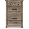 image:imageSignature Design by Ashley Stanziford Casual 5Drawer Chest with Wood Finish Dark Brown