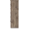 image:imageSignature Design by Ashley Stanziford Casual 5Drawer Chest with Wood Finish Dark Brown