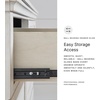 image:imageSignature Design by Ashley Stanziford Rustic 2Drawer Nightstand with USB Port and Charging Station Light Brown