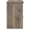image:imageSignature Design by Ashley Stanziford Rustic 2Drawer Nightstand with USB Port and Charging Station Light Brown